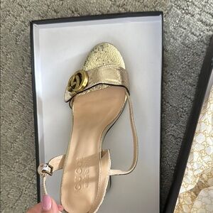 Gucci Gold Women's Sandals